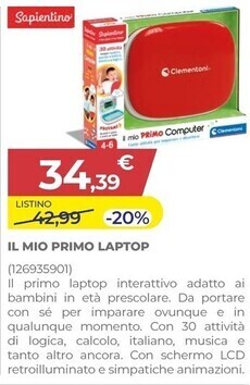 Sapientino - il mio primo laptop