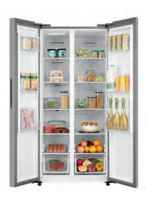 Carrefour Iper Comfeè rcs609ix1 frigorifero side-by-side libera installazione 460 l f acciaio inossidabile offerta