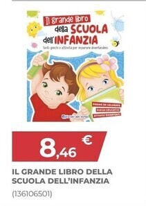 Toys Center Il grande libro della scuola dell'infanzia offerta