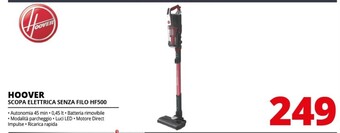 Comet Hoover scopa elettrica senza filo hf500 offerta