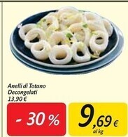 Carrefour Market Anelli di totano decongelati offerta