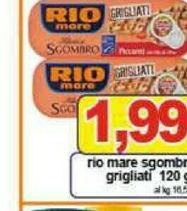 Gros Rio Mare Filetti di sgombro offerta