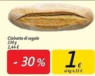 Carrefour Market Ciabatta di segale offerta