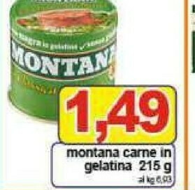 Gros Montana Carne in scatola offerta