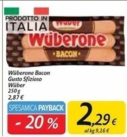 Carrefour Market Wuber wuberone bacon gusto sfizioso offerta