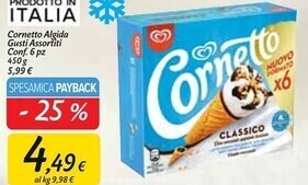 Carrefour Market Algida cornetto offerta