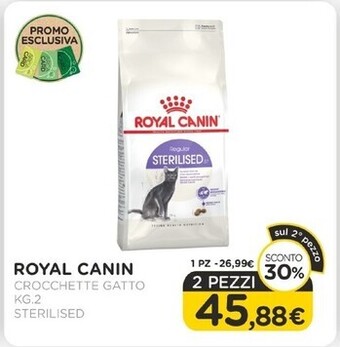 Arcaplanet Royal canin crocchette gatto kg.2 sterilised offerta