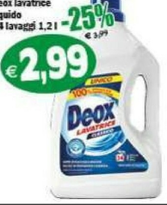 Gros Detersivo lavatrice offerta