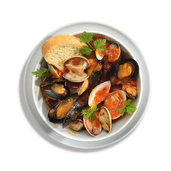Sautè di cozze e vongole