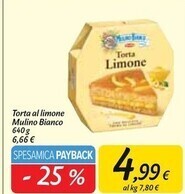 Carrefour Market Mulino bianco torta al limone offerta