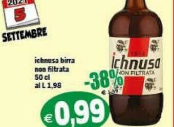 Gros Ichnusa Birra offerta