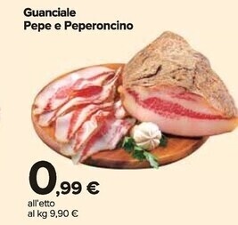Carrefour Market Guanciale pepe e peperoncino offerta