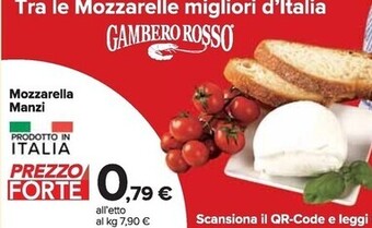 Carrefour Market Mozzarella manzi offerta