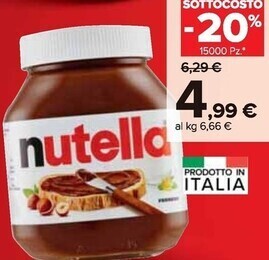 Carrefour Market Ferrero nutella offerta