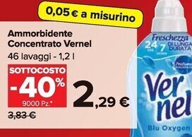Carrefour Market Vernel ammorbidente concentrato offerta