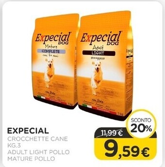 Arcaplanet Expecial - crocchette cane kg.3 adult light pollo - mature pollo offerta