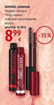 dm drogerie markt Rimmel wonder volume mascara offerta
