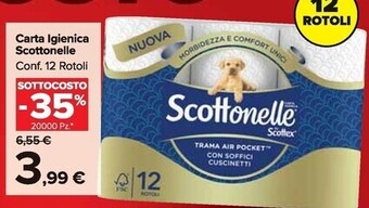 Carrefour Market Scottonelle carta igienica offerta