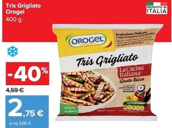 Carrefour Market Orogel tris grigliato offerta