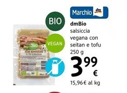 dm drogerie markt Dmbio - salsiccia vegana offerta