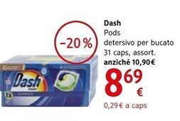 dm drogerie markt Dash pods detersivo per bucato offerta