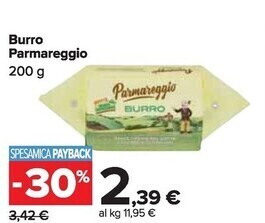 Carrefour Market Parmareggio burro offerta