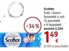 dm drogerie markt Scottex tutti i giorni fazzoletti offerta