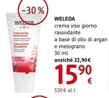 dm drogerie markt Weleda crema giorno rassodante offerta