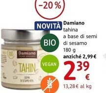 dm drogerie markt Damiano tahina a base di semi di sesamo offerta