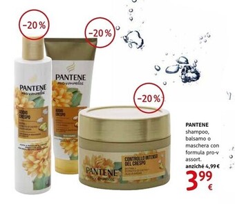 Pantene shampoo con formula pro-v