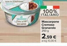 Carrefour Market Granarolo mascarpone cremoso offerta