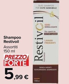 Carrefour Market Restivoil shampoo offerta
