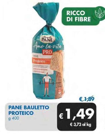 MD Discount PANE BAULETTO PROTEICO g 400 offerta