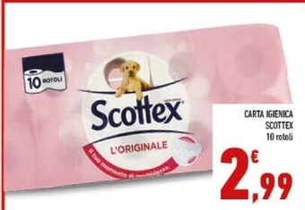 Conad City Scottex carta igienica offerta