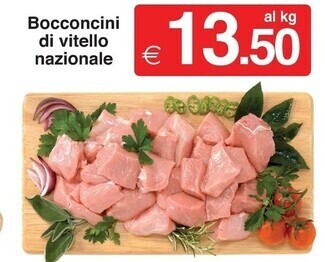 Sì con te Bocconcini di vitello nazionale offerta