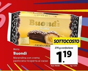Lidl Motta buondi offerta