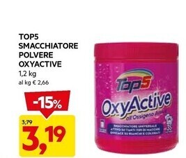 DPiù Top5 smacchiatore polvere oxyactive offerta