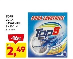 DPiù Top5 cura lavatrice offerta