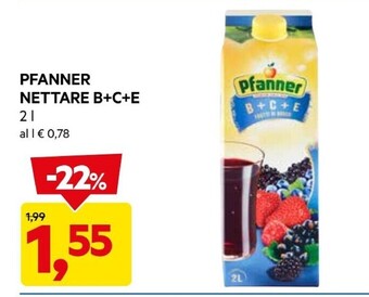 DPiù Pfanner nettare b+c+e offerta
