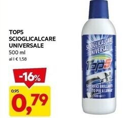 DPiù Top5 scioglicalcare universale offerta
