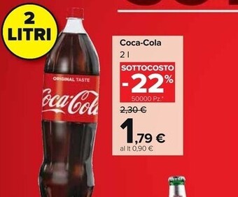 Carrefour Market Coca cola 2 l offerta