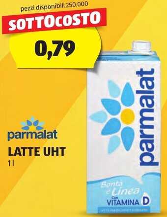 parmalat LATTE UHT 1 L