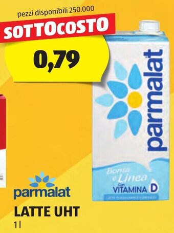 ALDI parmalat LATTE UHT 1 L offerta