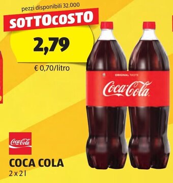 ALDI COCA COLA 2x2 L offerta