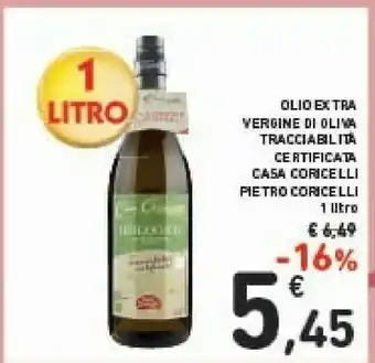 Conad Biffi Olio Extra Vergine Di Oliva Tracciablita offerta