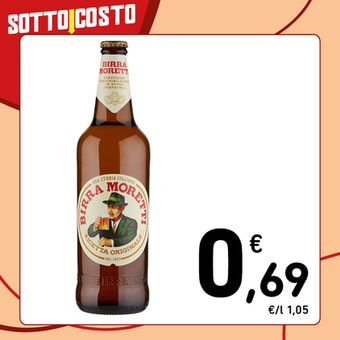 Conad BIRRA MORETTI 66 cl offerta
