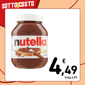 Conad NUTELLA FERRERO 900 g offerta