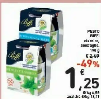 Conad Biffi Pesto Classico 190 G(ml) offerta