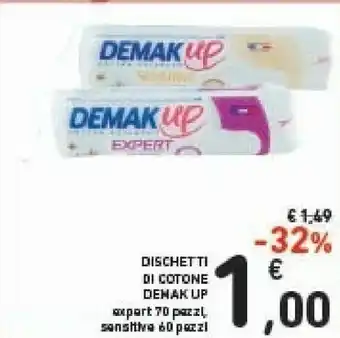 Conad Demak Up Dischetti Di Cotone offerta