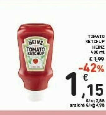 Conad Heinz Tomato Ketchup 400 G(ml) offerta